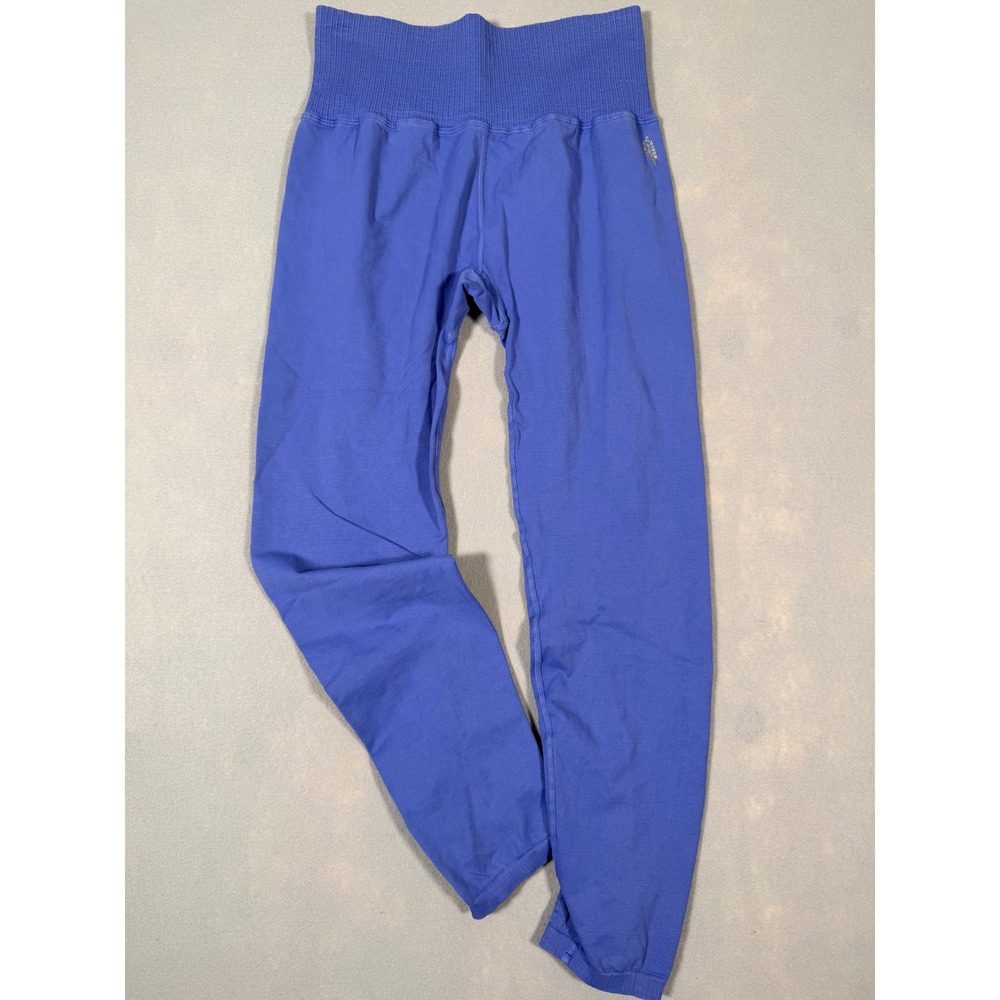 Free People FP Movement Good Karma High Waisted Leggings Purple Blue XL